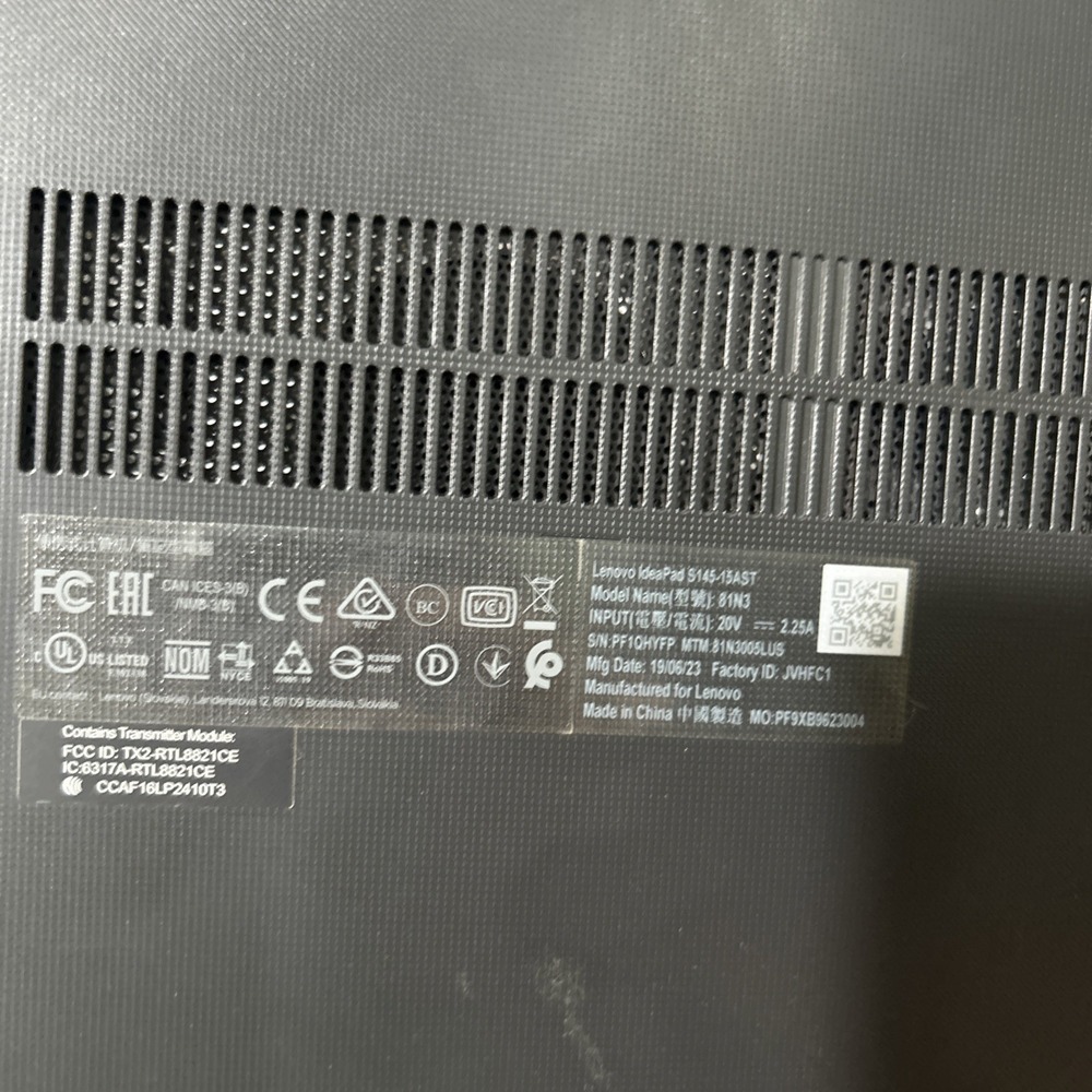 Lenovo IdeaPad S145-15AST 15.6" AMD A6-9225 2.6GHz 8GB RAM 512GB 2.5-inch SSD - Picture 3 of 3